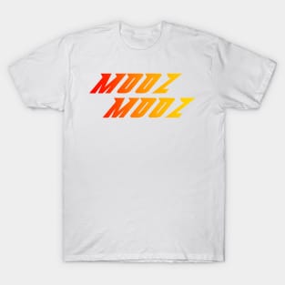 &#39;MOOZ MOOZ&#39; Typography Design T-Shirt